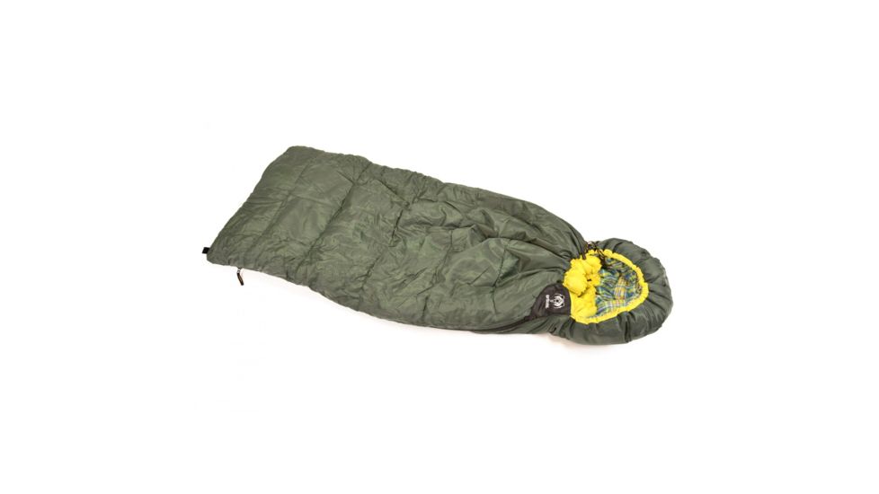 Grizzly Kid +0 Degree Sleeping Bag, Green, Large, 30061