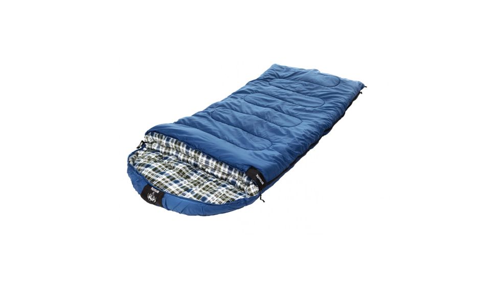 Grizzly Ripstop -25 Degree Sleeping Bag, Blue, Large, 40006
