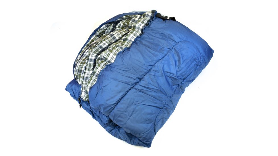 Grizzly Ripstop -25 Degree Sleeping Bag, Blue, Large, 40006