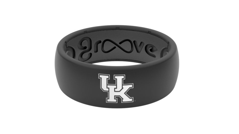 Groove Life Original - Collegiate Kentucky Silicone Ring, Black, 9 TGV-RNG-OR-CL-KTKY-BK-09