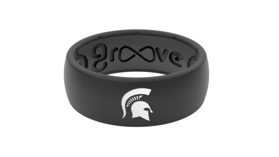 Groove Life Original Collegiate Michigan Silicone Ring, Black, 7, 12427