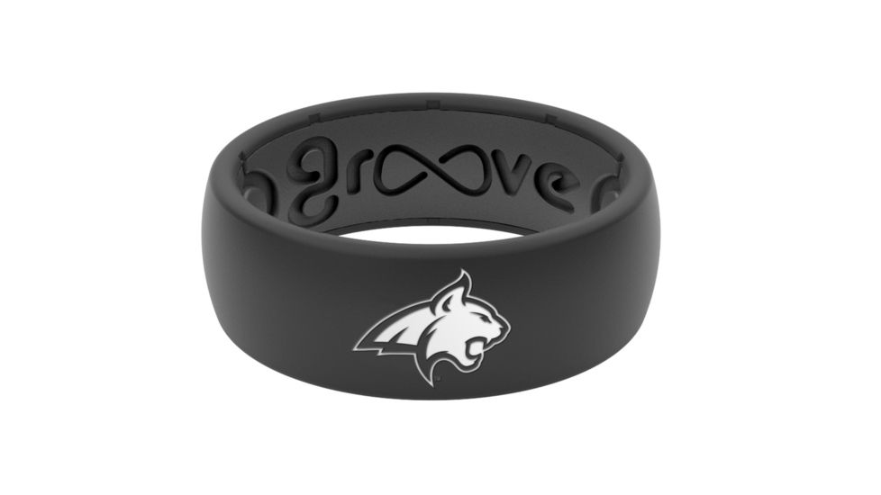 Groove Life Original Collegiate Montana State Silicone Ring, Black, 7 TGV-RNG-OR-CL-MTST-BK-07