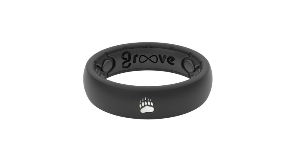 Groove Life Thin - Collegiate Montana Silicone Ring, Black, 10 TGV-RNG-TN-CL-MONT-BK-10