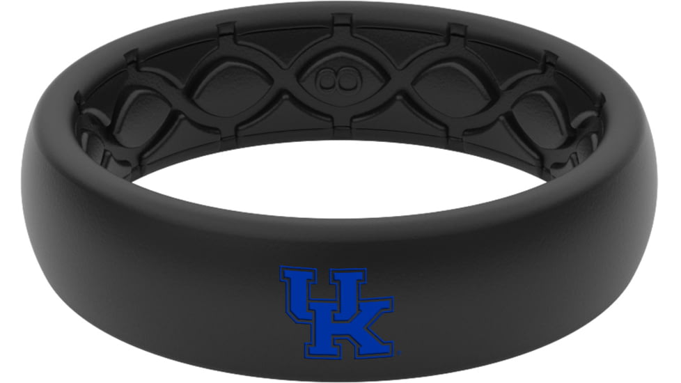 Groove Life Thin Kentucky Color Logo Silicone Ring, Black, 04, 57549