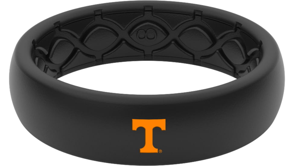 Groove Life Thin Tennessee Color Logo Silicone Ring, Black, 04, 57334