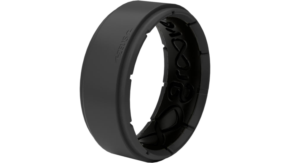 Groove Life Zeus Step Deep Stone Silicone Ring, Grey, 10, 25372