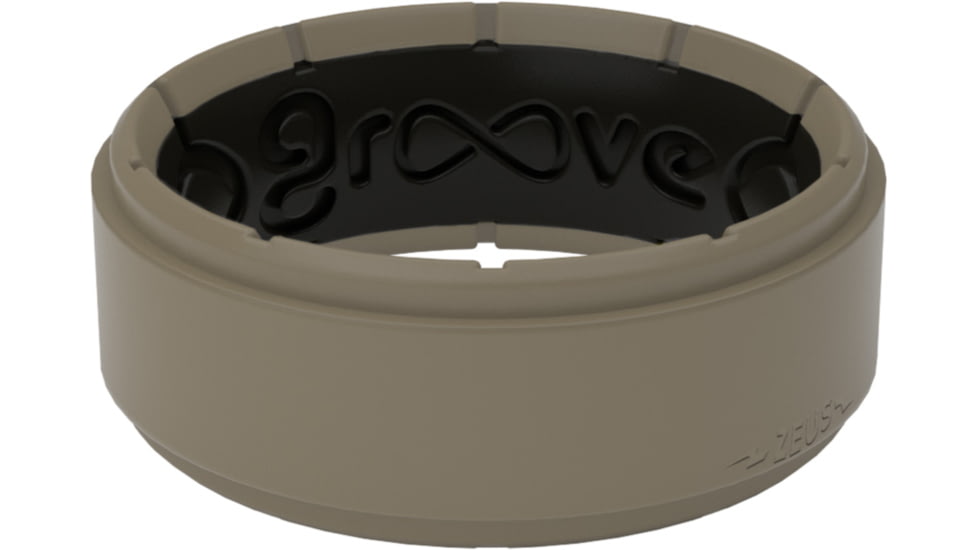 Groove Life Zeus Step Flat Earth Silicone Ring, Sand, 13, 25198