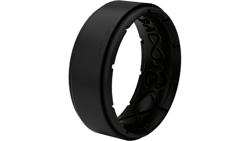 Groove Life Zeus Step Midnight Silicone Ring, Black, 13, 25266