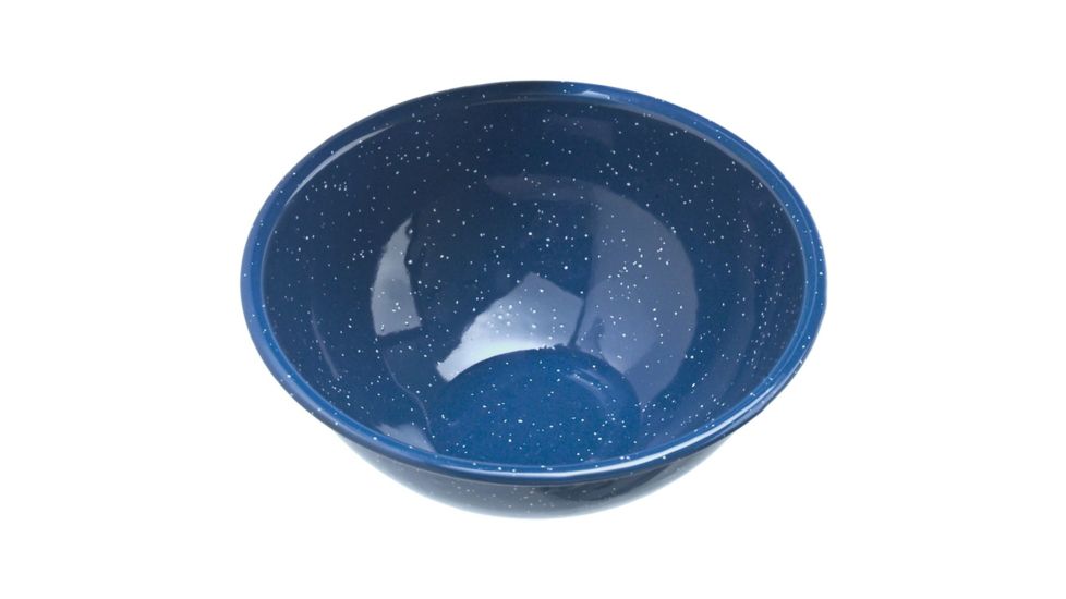 GSI Enamelware Mixing Bowl, 6in, Blue, 12014