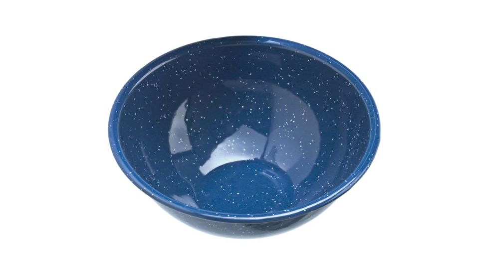 GSI Enamelware Mixing Bowl, 6in, Blue, 12014