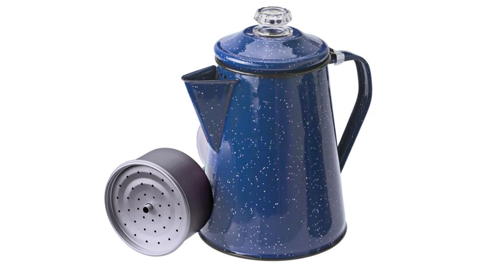 GSI Enamelcoffee Perc 12 Cup Blue 15155