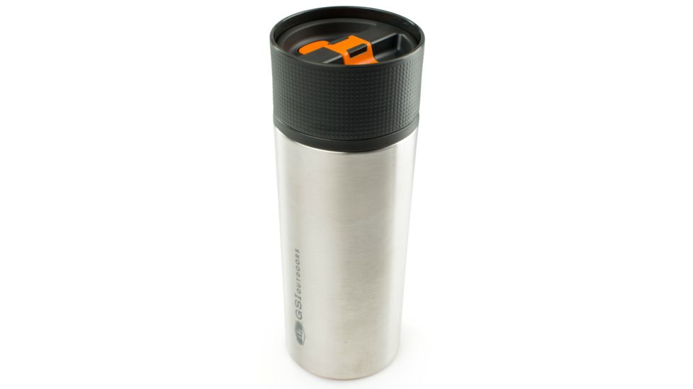 GSI Glacier Stainless Commuter Mug - 17 oz-Brushed Stainless