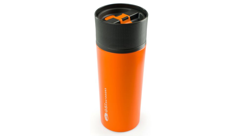 GSI Glacier Stainless Commuter Mug - 17 oz-Orange