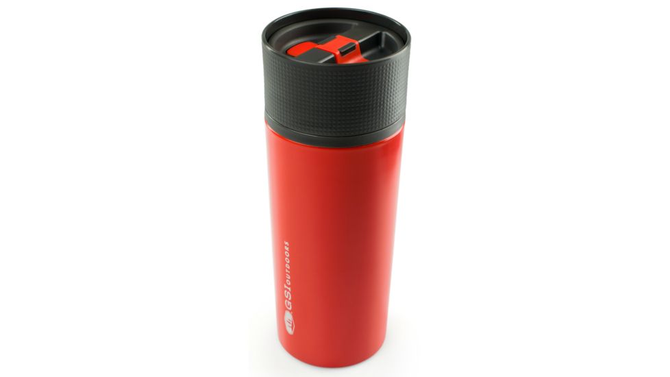 GSI Glacier Stainless Commuter Mug - 17 oz-Red