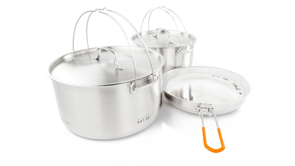 GSI Glacier Stainless Troop Cookset, 68208