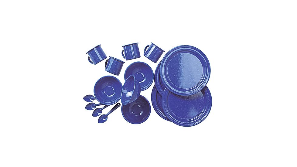 GSI Sierra Camp Set 16pc Blue 22004
