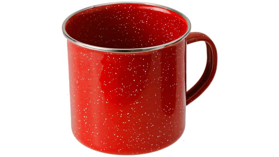 GSI Ss Rim Cup 12 Oz Red 04208