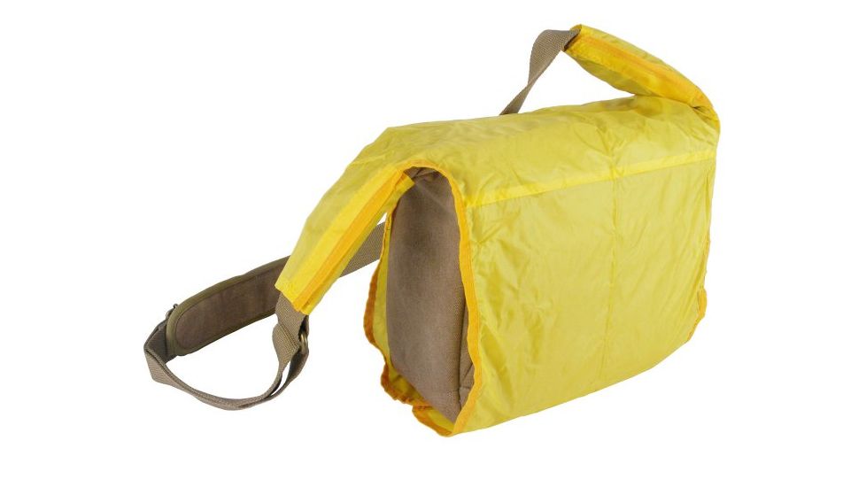 GTX Easy Camera Shoulder Bag, Kahki Tan/ Tan Faux Suede, Small/Medium, W-9.5in x H-9in x D-4.5in Z-EC8223