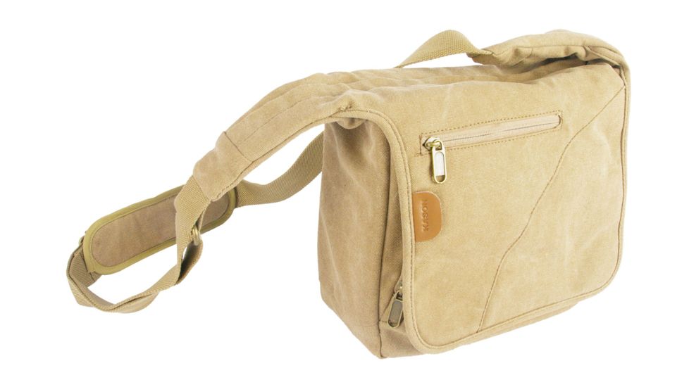 GTX Easy Camera Shoulder Bag, Kahki Tan/ Tan Faux Suede, Small/Medium, W-9.5in x H-9in x D-4.5in Z-EC8223