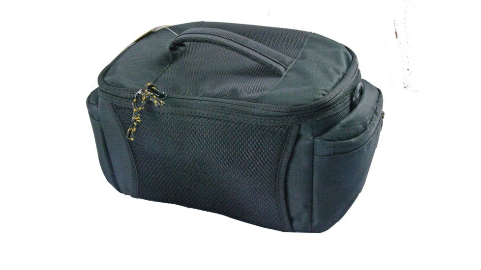GTX Easy Horizontal Traditional Camera Shoulder/Waist Bag, Black, Medium/Large, W-10in x H-6in x D-6in Z-EC8191