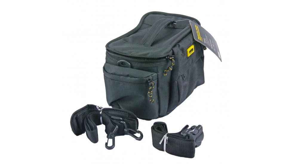 GTX Easy Horizontal Traditional Camera Shoulder/Waist Bag, Black, Medium/Large, W-10in x H-6in x D-6in Z-EC8191