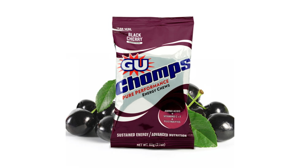 GU Black Cherry Energy Chews-Single