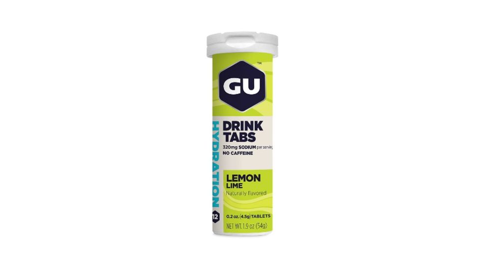 GU Brew Lemon Lime Electrolyte Tablets-Single