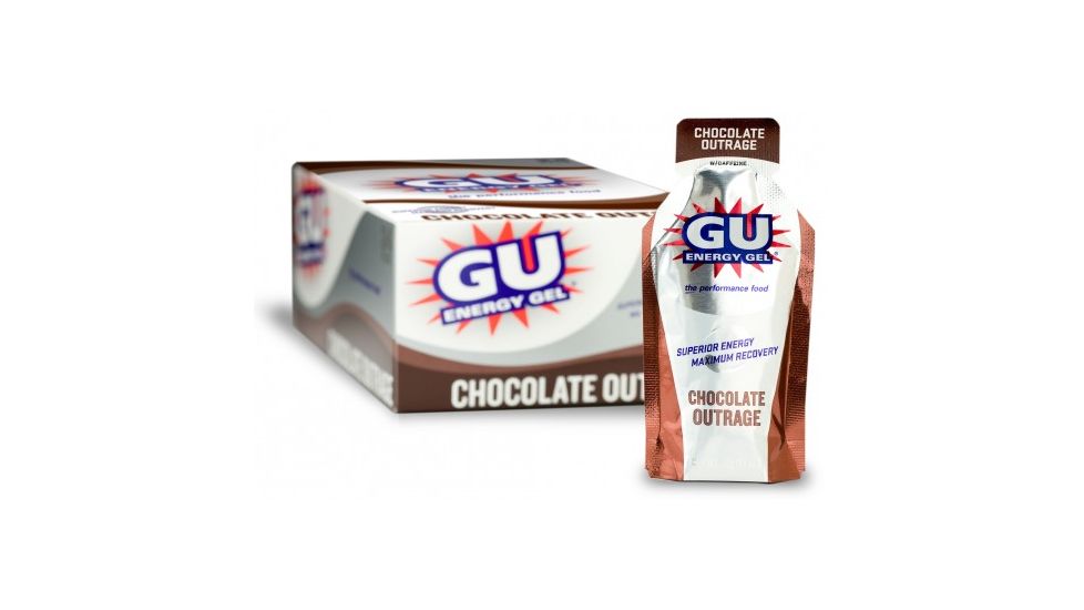 GU Chocolate Outrage Energy Gel-Single