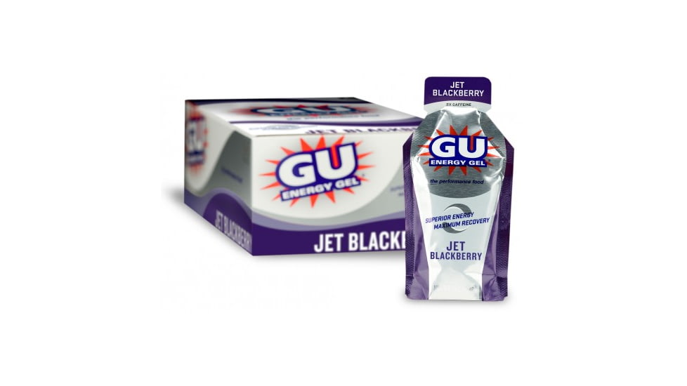 GU Jet Blackberry Energy Gel-24 Pack