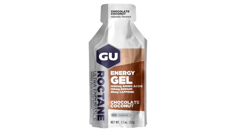 GU Roctane Chocolate Coconut Energy Gel-24 Pack