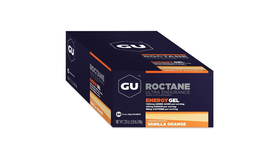 GU Roctane Vanilla Orange Endurance Gel-24 Pack