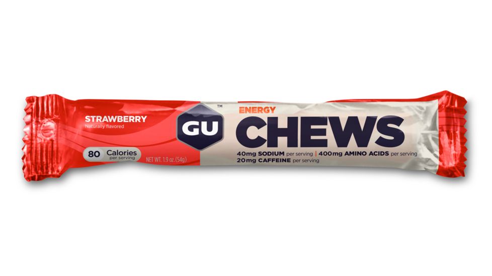 GU Strawberry Energy Chews-Stick Pack
