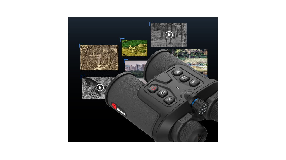 Guide Sensmart DN Series DN30 1.9-15.2x30mm Night Vision Binocular, 3840x2160, Black, DN30