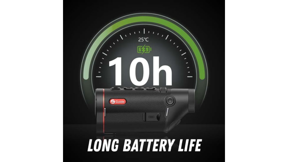 Guide Sensmart TD 633 2x35mm 30mm Tube Thermal Imaging Monoculars, LRF, Black, TD633L