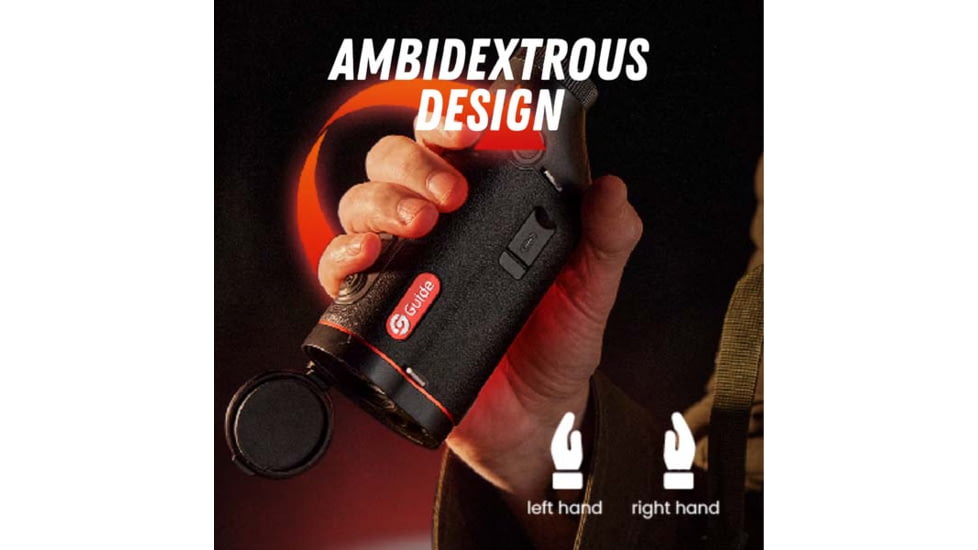 Guide Sensmart TD 633 2x35mm 30mm Tube Thermal Imaging Monoculars, LRF, Black, TD633L