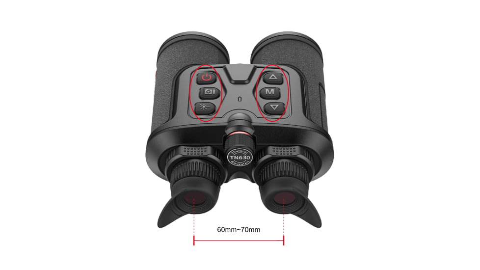 Guide Sensmart TN series LRF TN450 3.2-12.8x50mm Thermal Binocular, 400x300, Black, TN450LRF