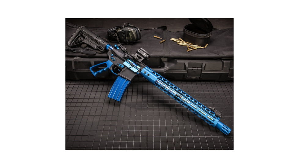 Guntec USA AR-15 Accent Kit, Anodized Blue, ACC-KIT-BLUE