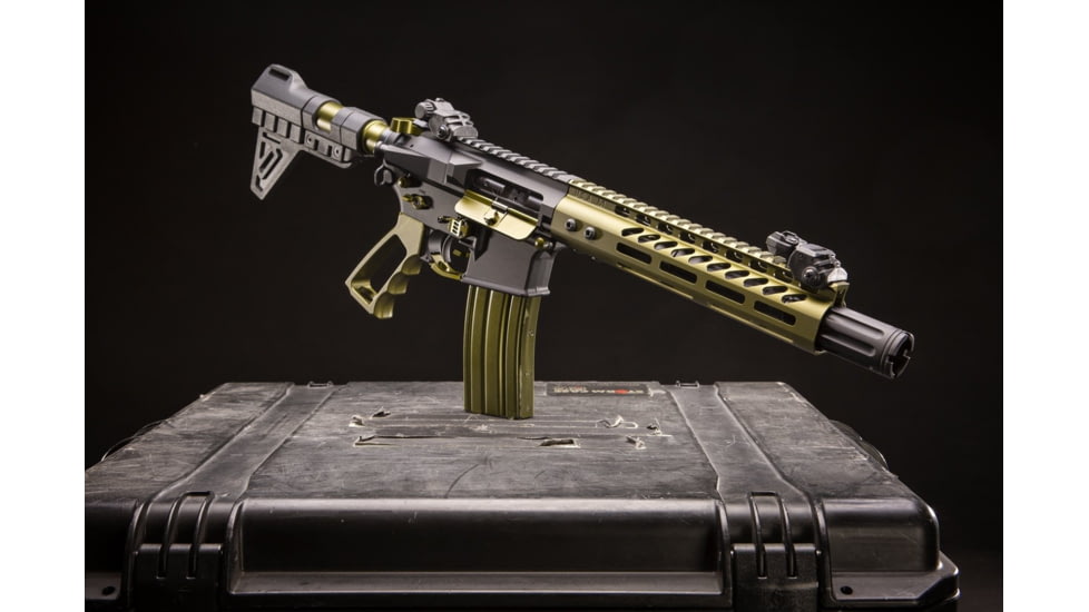 Guntec USA AR-15 Accent Kit, Anodized Green, ACC-KIT-GREEN