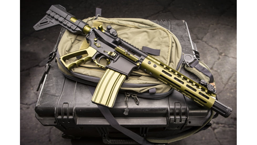Guntec USA AR-15 Accent Kit, Anodized Green, ACC-KIT-GREEN