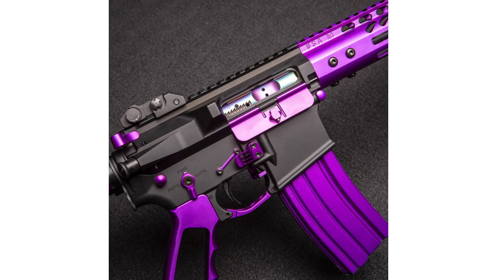 Guntec USA AR-15 Accent Kit, Anodized Purple, ACC-KIT-PURPLE