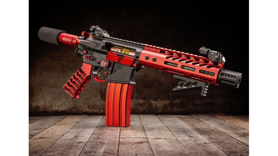Guntec USA AR-15 Accent Kit, Anodized Red, ACC-KIT-RED