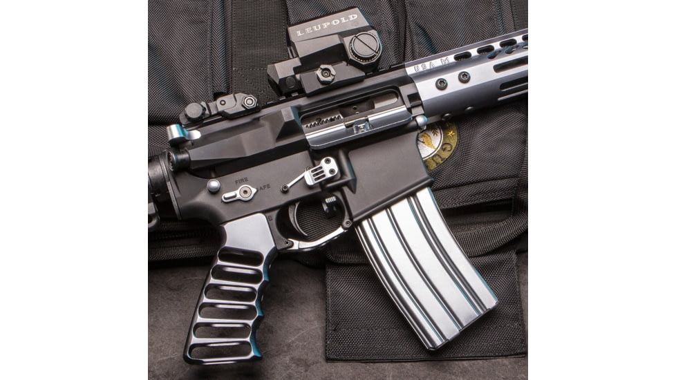 Guntec USA AR-15 Accent Kit, Anodized Grey, ACC-KIT-GREY