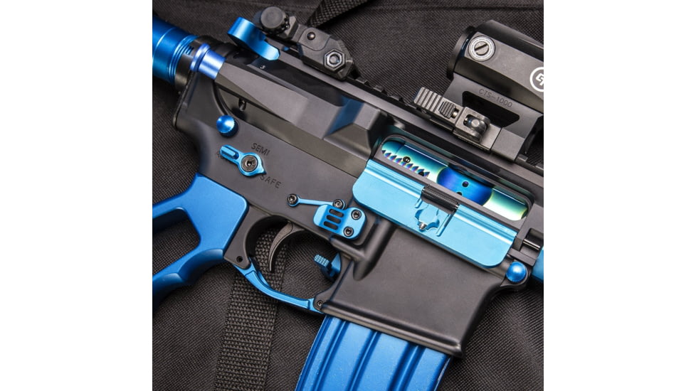 Guntec USA AR-15 Accent Kit, Anodized Blue, ACC-KIT-BLUE