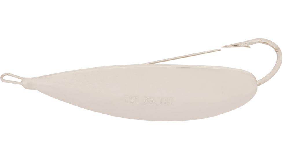 H&amp;H Lure Company Classic Weedless Surf Spoon, Nickel, 3/4oz, HHSS34-01