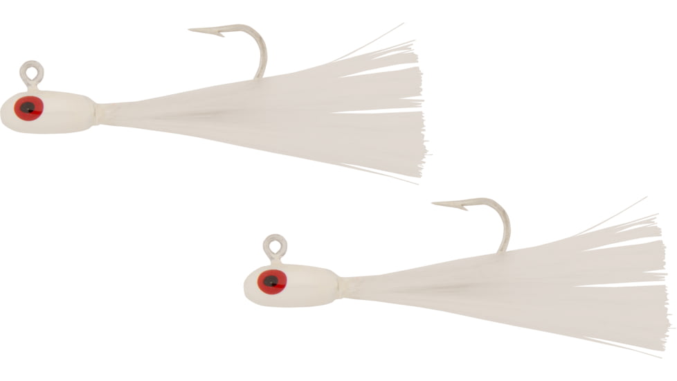 H&amp;H Lure Company H&amp;H Mag Redfish Rig, 40LB, 1/4oz, White/White, IMRFR80-04