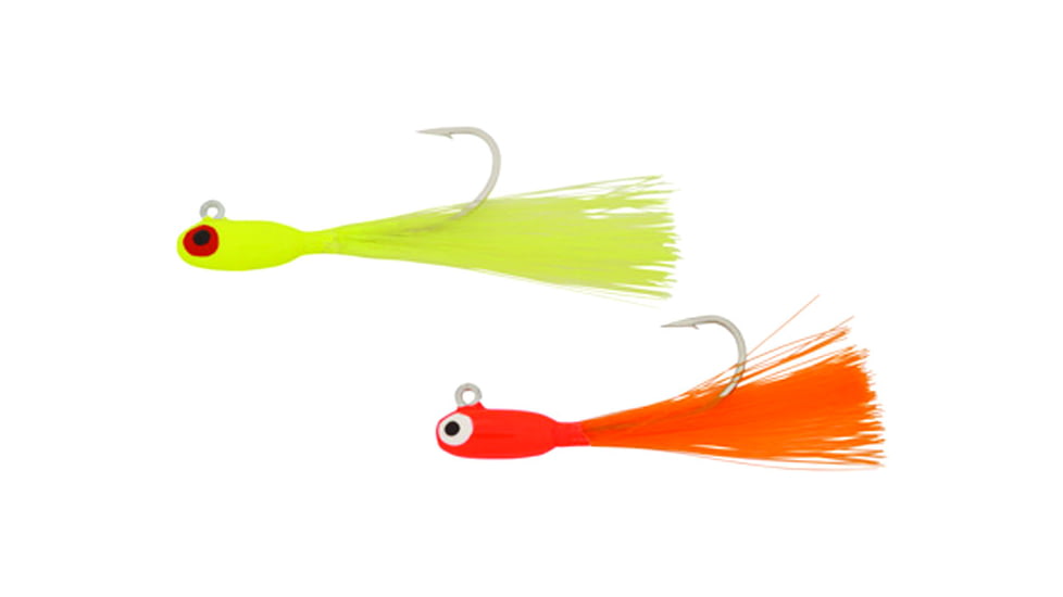 H&amp;H Lure Company H&amp;H Speck Rig, 1/8oz, Chartreuse/Orange, ISR60-08