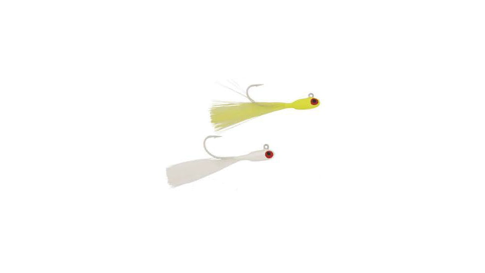 H&amp;H Lure Company H&amp;H Speck Rig, 1/8oz, Chartreuse/White, ISR60-09