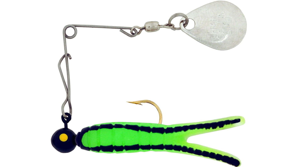 H&amp;H Lure Company Pro Cajun Spin, Green/Black Stripe, 1/16oz, CS-20N