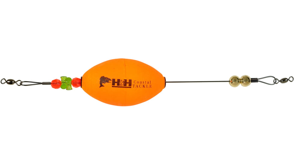 H&amp;H Lure Company TKO Oval Float Rig Orange, TKOOFR-01