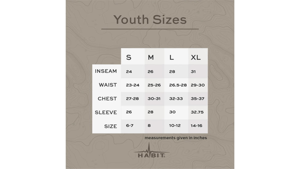 Habit Cedar Branch Insulated Bibs - Youth, Realtree APX / Turkish Coffee, Medium, WB10007-R-8-6-YM-3Q6